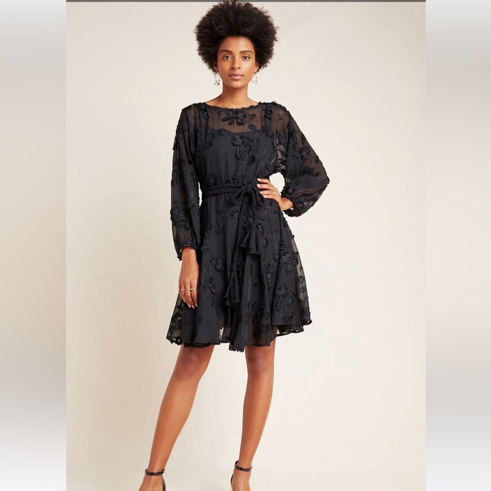 Anthropologie Amal Textured Dress NWT